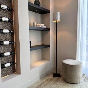 Vloerlamp Vienna 130 incl. kap naar keuze